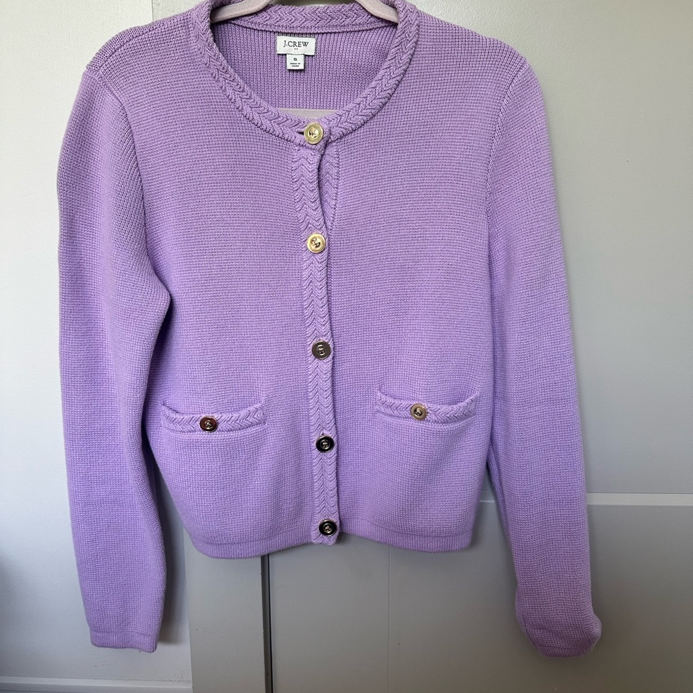 J. Crew Purple Lady Jacket